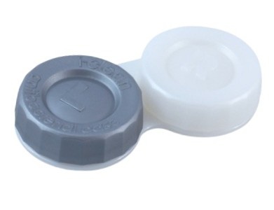 Container with silver ion coating grey