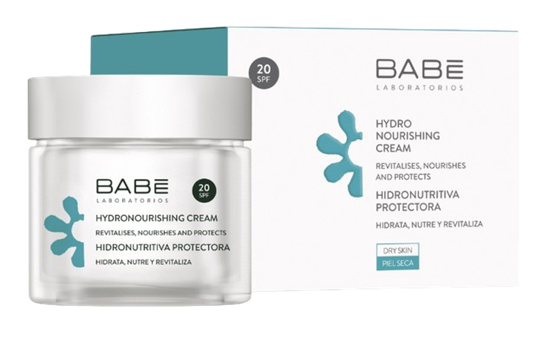BABĒ Facial Moisturizing and Nourishing Cream SPF20, 50ml