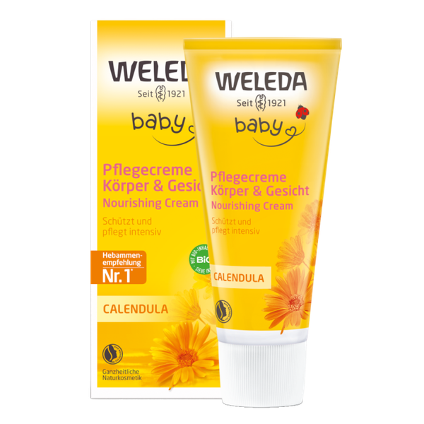 WELEDA BABY BODY AND FACE CREAM 75ML