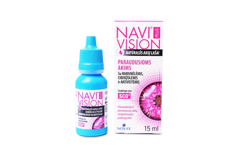 NAVIVISION Plus Pink Eye eye drops, 15 ml