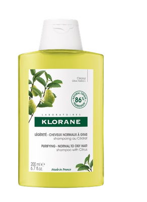 KLORANE Citrus Shampoo, 200 ml