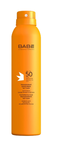 BABĒ Sun SPF 50 Transparent Sunscreen for Wet Skin, 200ml