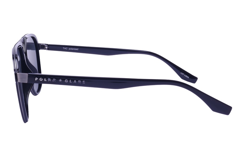 Polarglare PG 6078B BLACK/SILV 57-16