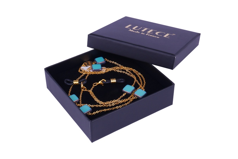 CHAIN LUTECE NICOLE TURQUOISE