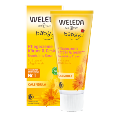 WELEDA BABY BODY AND FACE CREAM 75ML